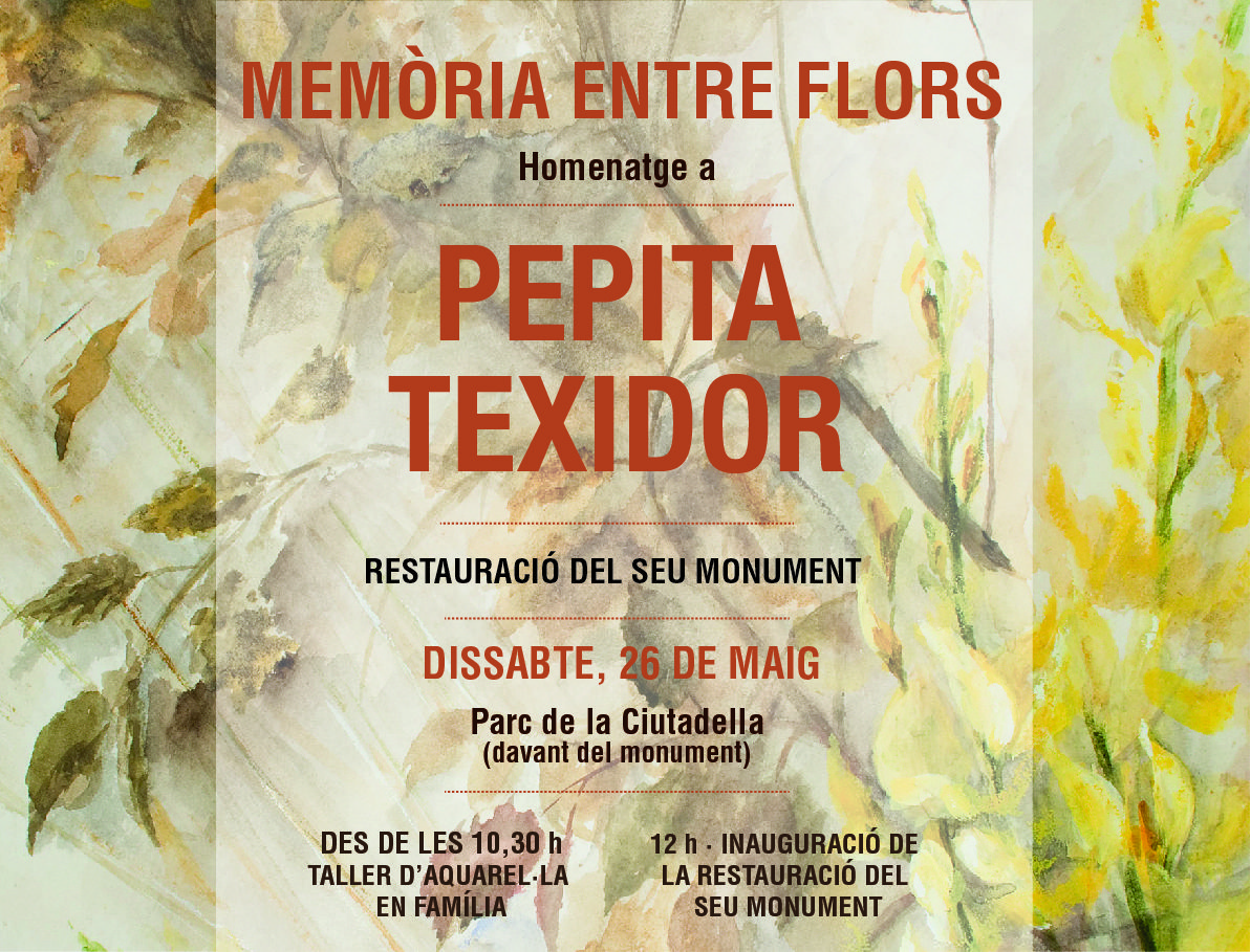 Lee más sobre el artículo Memoria entre las flores. Homenaje a Pepita Texidor.