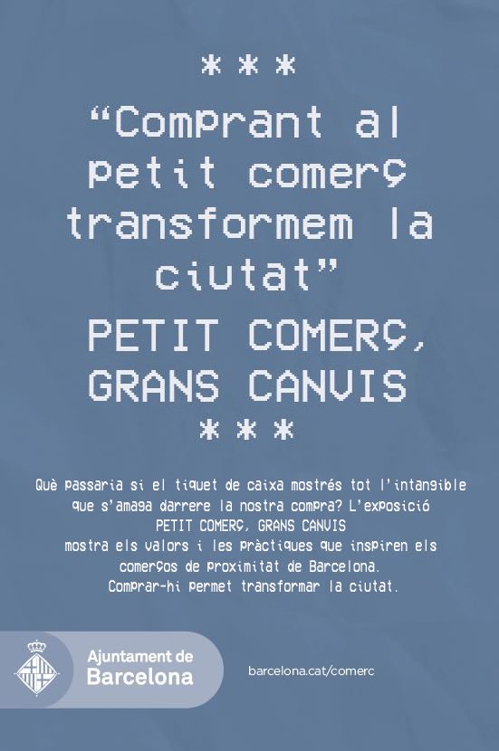 You are currently viewing Exposició “Petit Comerç. Grans Canvis.”